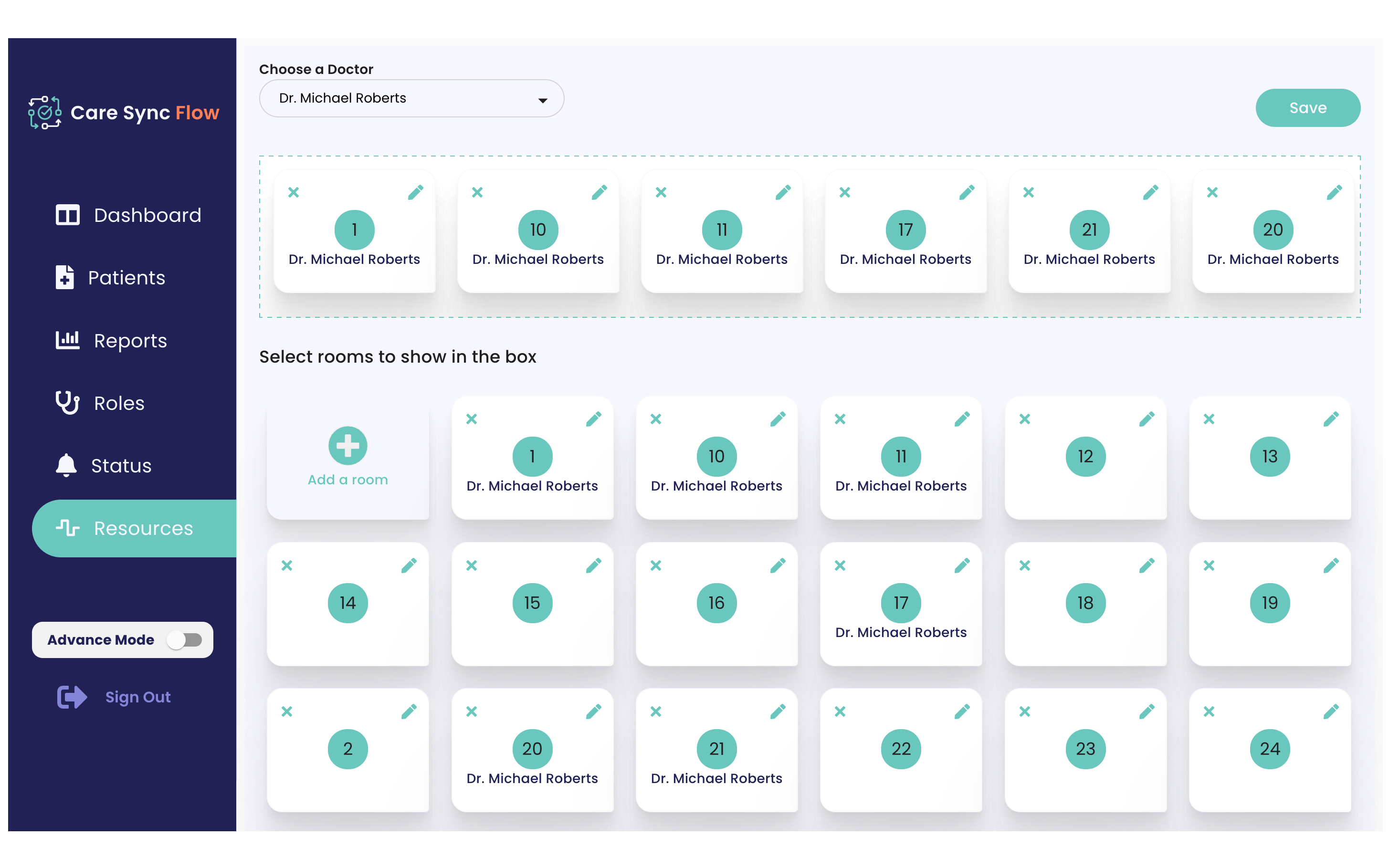 CareSyncFlow view 1