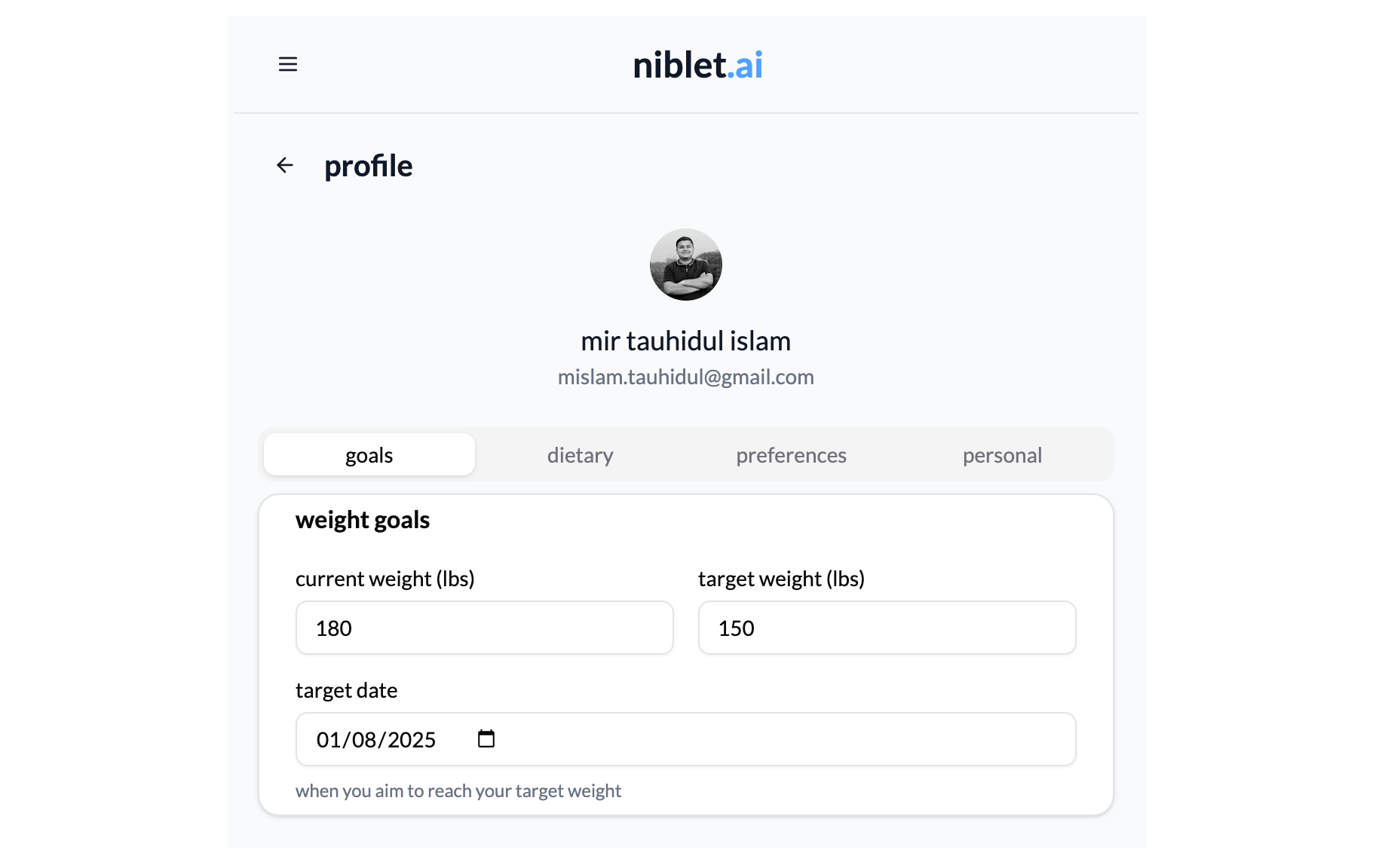 Niblet AI view 3